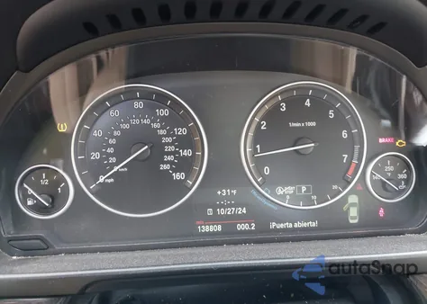 2013 BMW 535I xDrive из США, поврежденный, VIN WBAFU7C59DDU71719